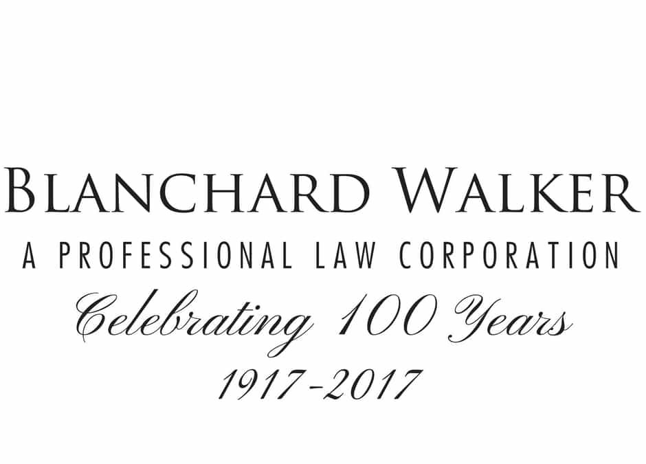 Blanchard Walker Celebrates Centennial Year