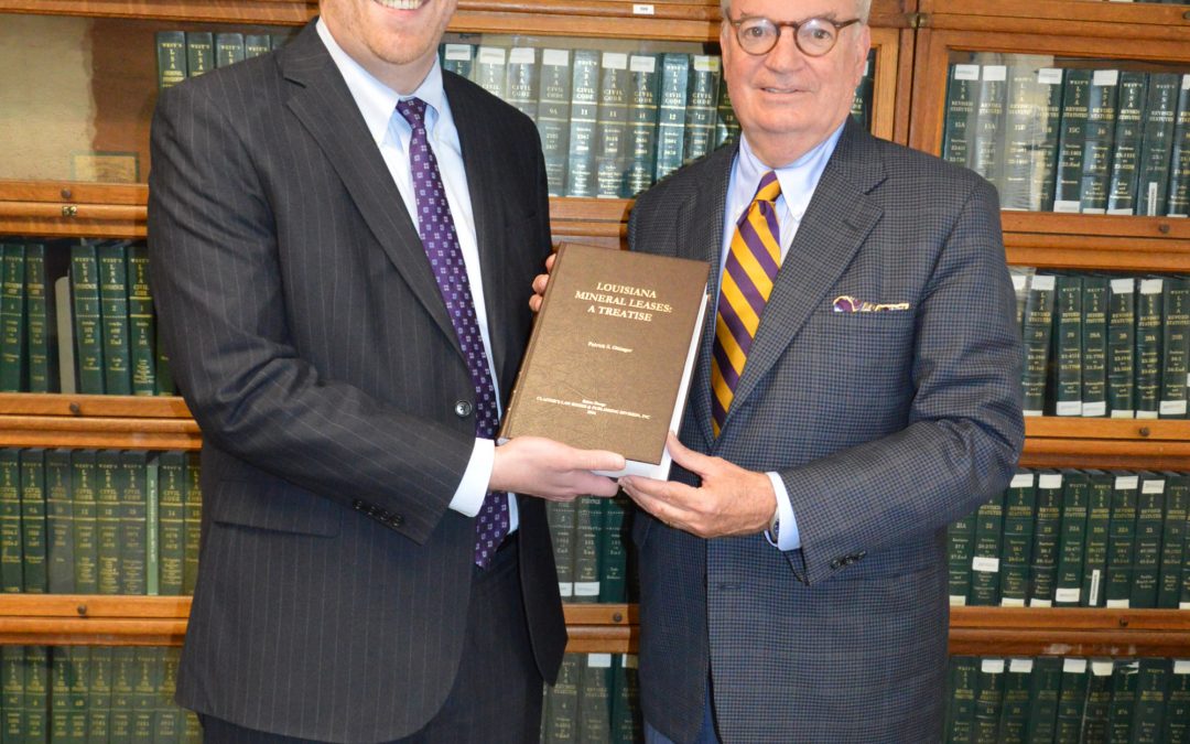 Brian Flanagan Assists Author of Treatise on Louisiana Mineral Leases